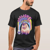 Niedlich Capybara Gaslight Gatekeep Girlboss T-Shirt (Vorderseite)