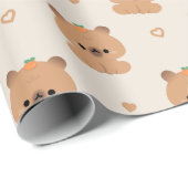 Niedlich Capybara Geschenkpapier (Rolleneckpunkt)