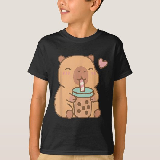 Niedlich Capybara Kawaii Anime Drinking Bubble Tee (Vorderseite)