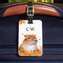 Niedlich Capybara Lover Personalisiert Monogramm