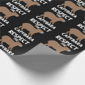 Niedlich Capybara Lover Tierbewusstsein Geschenkpapier (Ecke)