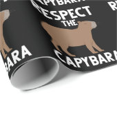 Niedlich Capybara Lover Tierbewusstsein Geschenkpapier (Rolleneckpunkt)
