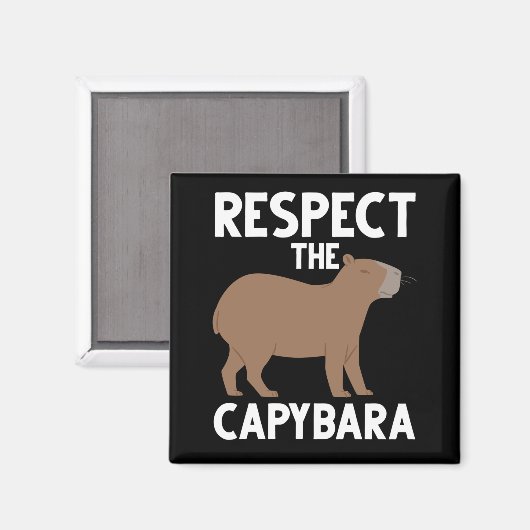 Niedlich Capybara Lover Tierbewusstsein Magnet (Vorderseite/Rückseite)
