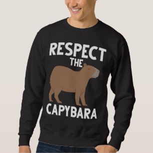 Niedlich Capybara Lover Tierbewusstsein Sweatshirt