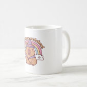 Niedlich Capybara Magic Capybaracadabra Funny Kaffeetasse (VorderseiteRechts)