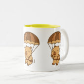 Niedlich Capybara Parachute Tasse - Funny Animal C (VorderseiteRechts)