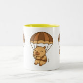 Niedlich Capybara Parachute Tasse - Funny Animal C (Mittel)