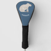 Niedlich Capybara Personalisiert Golf Headcover (Vorderseite)