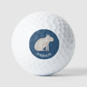 Niedlich Capybara Personalisiert Golfball (Vorderseite)