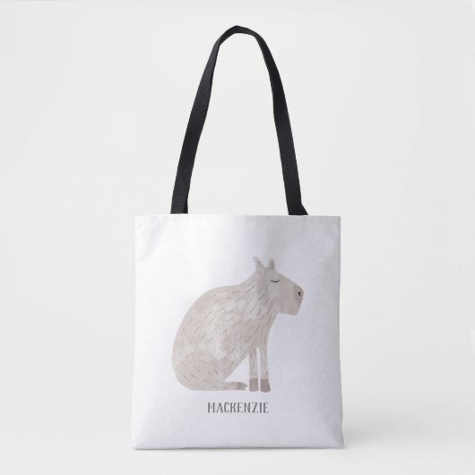 Niedlich Capybara Personalisiert Tasche (Vorderseite)