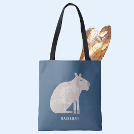 Niedlich Capybara Personalisiert Tasche