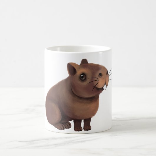 Niedlich Capybara Print. Kaffeetasse (Mittel)