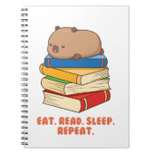 Niedlich Capybara Spiral Foto Notebook Notizblock (Vorderseite)