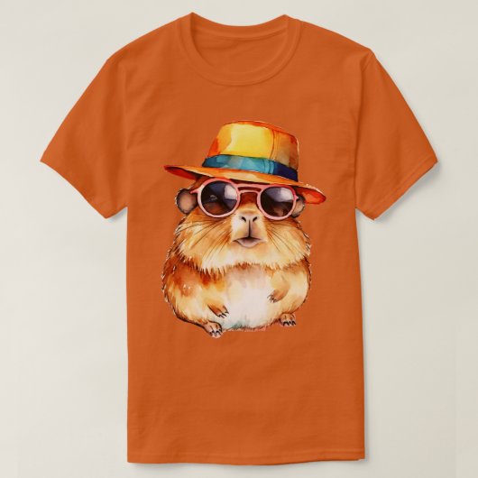 Niedlich Capybara T-Shirt (Design vorne)