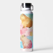Niedlich Capybara Trinkflasche (Rückseite)
