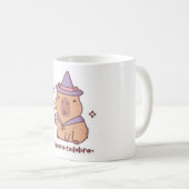 Niedlich Capybara Zauberer Capybaracadabra Funny P Kaffeetasse (VorderseiteRechts)