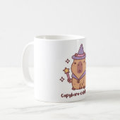 Niedlich Capybara Zauberer Capybaracadabra Funny P Kaffeetasse (Vorderseite Links)
