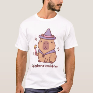 Niedlich Capybara Zauberer Capybaracadabra Funny P T-Shirt