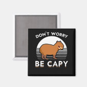 Niedlich Capybara Zoo Magnet (Vorderseite/Rückseite)