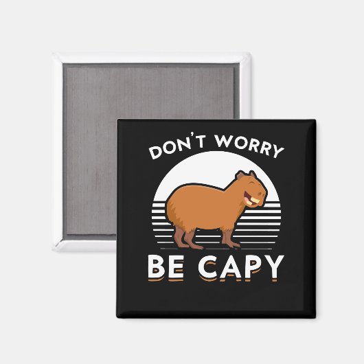 Niedlich Capybara Zoo Magnet (Vorderseite/Rückseite)