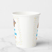 Niedlich Capybaras farbenfrohe Kinder Regenwald Ge Pappbecher (Rechts)