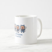 Niedlich Capybaras Ninja Copybara Ninjutsu Kaffeetasse (VorderseiteRechts)