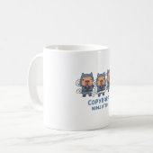 Niedlich Capybaras Ninja Copybara Ninjutsu Kaffeetasse (Vorderseite Links)