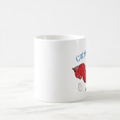 Niedlich Carnotaurus Kaffeetasse (Mittel)