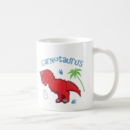 Niedlich Carnotaurus Kaffeetasse (Rechts)