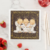 Niedlich Caroling Angeles Dinner Paper Napkin Serviette (Beispiel)
