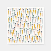 Niedlich Carrots Paper Napkins Serviette (Vorderseite)