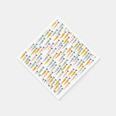 Niedlich Carrots Paper Napkins Serviette (Ecke)