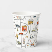 Niedlich Cars Geburtstag Pappbecher (Rückseite)