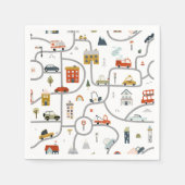 Niedlich Cars Geburtstag Serviette (Vorderseite)