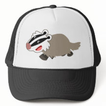 Niedlich Cartoon Badger Hat