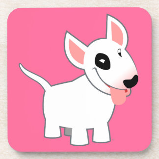 Niedlich Cartoon Bull Terrier Untersetzer Set