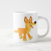 Niedlich Cartoon Dingo Jumbo-Tasse (Rechts)