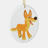 Niedlich Cartoon Dingo Keramikornament (Rechts)