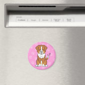 Niedlich Cartoon Dog Australian Shepherd Magnet (In Situ (Geschirrspüler))
