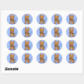 Niedlich Cartoon Dog Yorkie Sticker (Blatt)