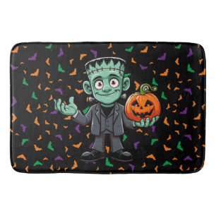 Niedlich, Cartoon Frankensteins Monster Badematte