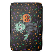 Niedlich, Cartoon Frankensteins Monster Badematte (Vorderseite Vertikal)