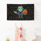 Niedlich, Cartoon Frankensteins Monster Banner (Insitu)