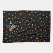 Niedlich, Cartoon Frankensteins Monster Geschirrtuch (Horizontal)