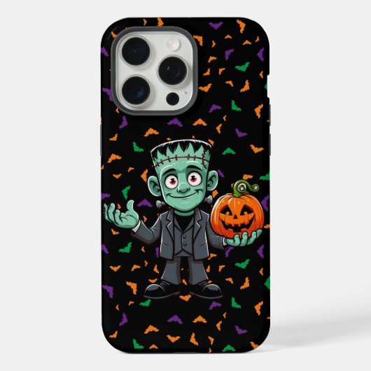 Niedlich, Cartoon Frankensteins Monster iPhone Hülle (Rückseite)