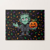 Niedlich, Cartoon Frankensteins Monster Puzzle (Horizontal)