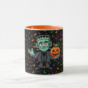 Niedlich, Cartoon Frankensteins Monster Tasse