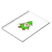 Niedlich Cartoon Gnome-Notebook Notizblock (Linke Seite)