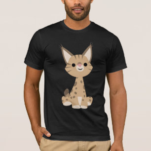 Niedlich Cartoon Lynx T - Shirt
