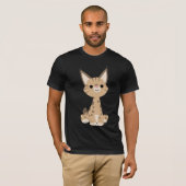 Niedlich Cartoon Lynx T - Shirt (Vorne ganz)